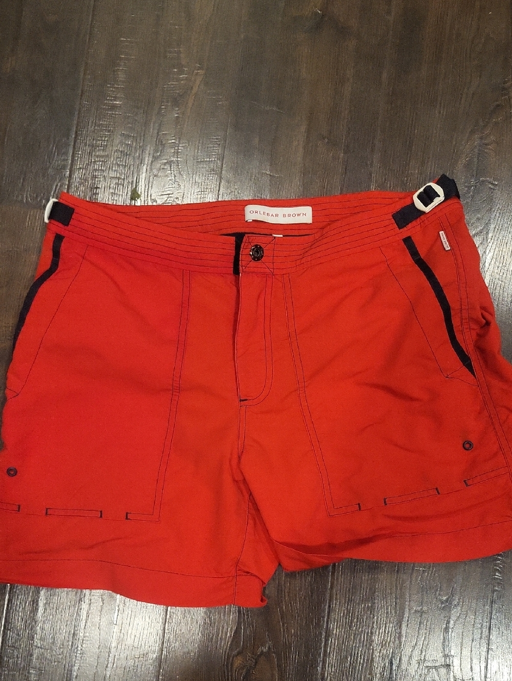 Orlebar Brown Classic Bulldog Red Swim Trunks